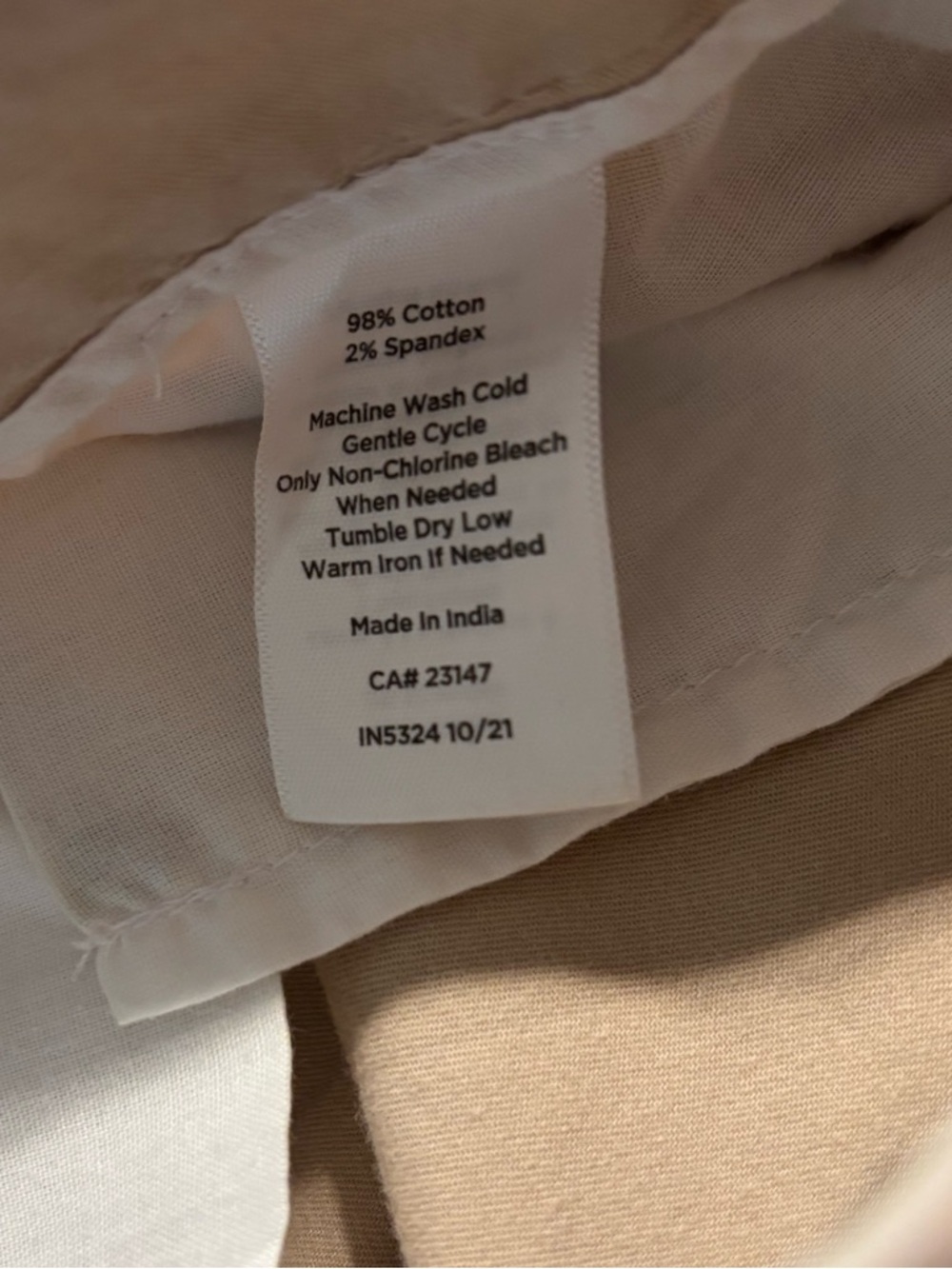 Talbots Beige Capris - Picture 6 of 8